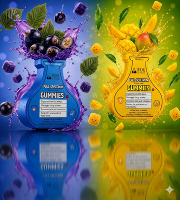 Full Spectrum Vijaya Leaf | 20pc Gummies | Mango + Blackcurrant