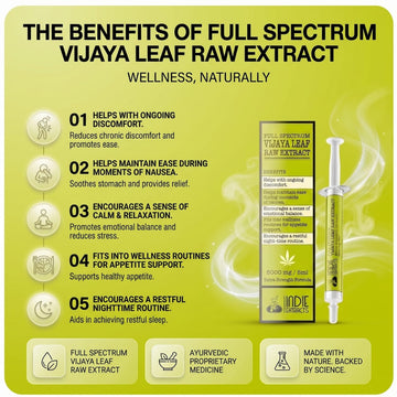 Full Spectrum Vijaya Leaf Raw Extract | 5000MG
