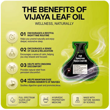 Full Spectrum Vijaya Leaf Oil | 2000MG